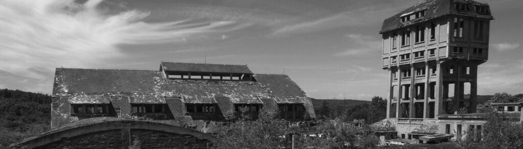 Abandoned coal mine, Hungary.